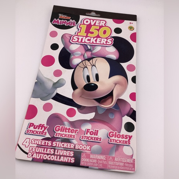 Disney Junior Minnie 4 Sheets Sticker Book - Picture 1 of 6